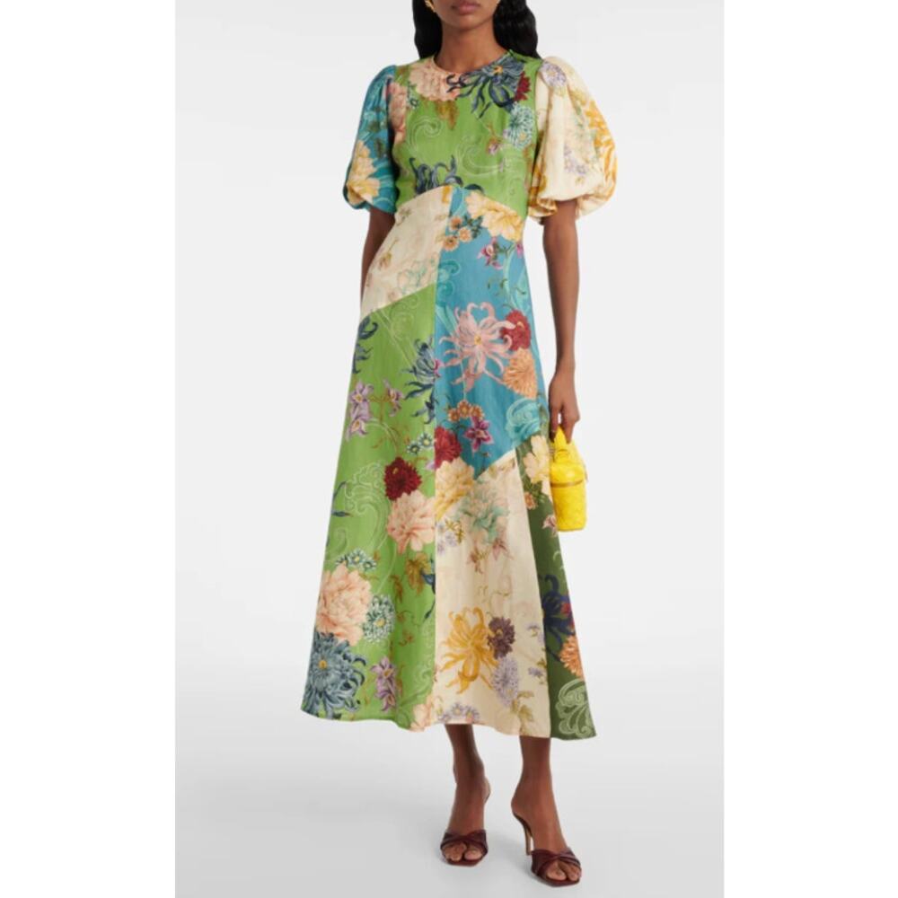 Alemais Avery Spliced Midi Dress size US 10